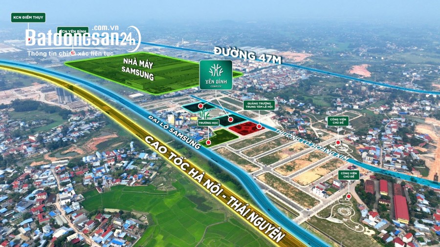 Bán căn hộ Yên Bình Complex, Đường Quốc Lộ 3, Phường Phổ Yên (TX Phổ Yên cũ)