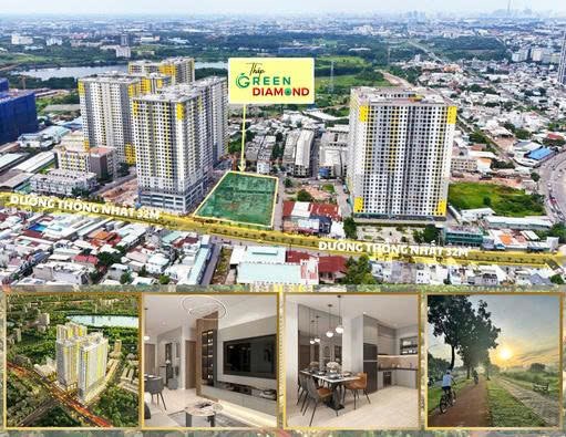 Bán căn hộ Green Diamond, Đường Thống Nhất, Phường Dĩ An (TP Dĩ An cũ)