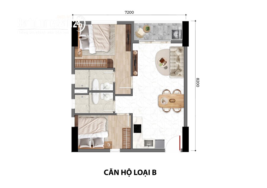 Bán căn hộ Bcons City, Đường Quốc lộ 1K, Phường Đông Hòa (TP Dĩ An cũ)