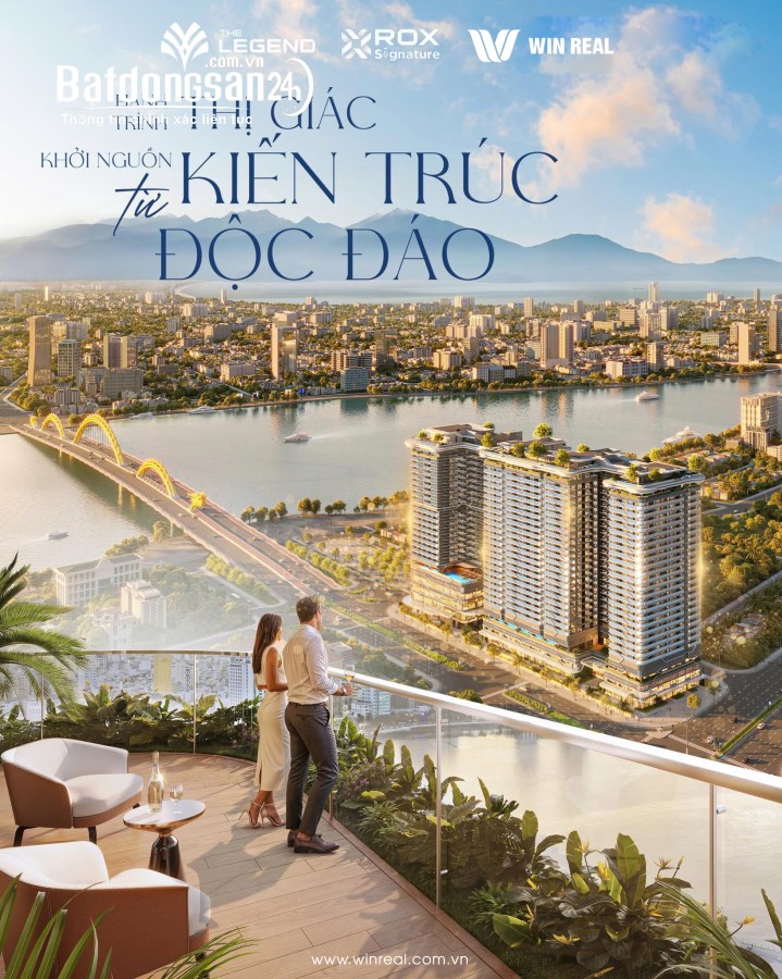 The Legend Đà Nẵng: Căn 2PN, 75M2 + View paranoma ngắm pháo hoa Quốc tế+ CK đến 13% 
