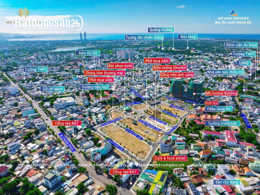 Bán đất nền phân lô MK Central City, Đường Trần Phú, Phường Phan Rang, Khánh Hòa