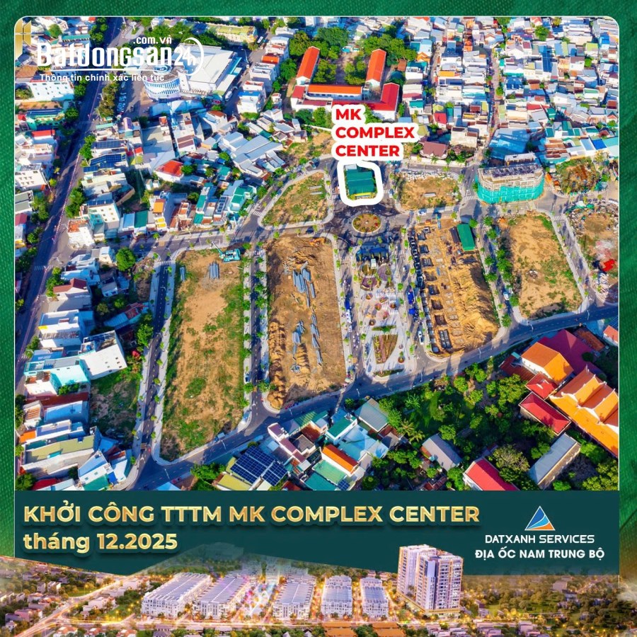 Bán đất nền phân lô MK Central City, Đường 16/4, Phường Phan Rang (Phan Rang cũ)