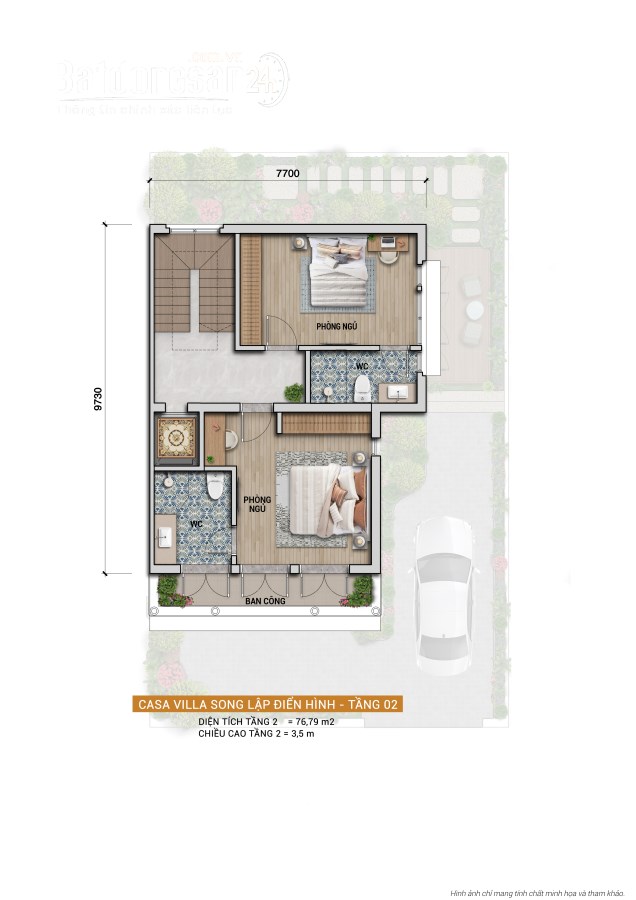 Bán Biệt thự-Villas Blanca City, Đường 3/2, Phường Tam Thắng (Tp Vũng Tầu cũ)