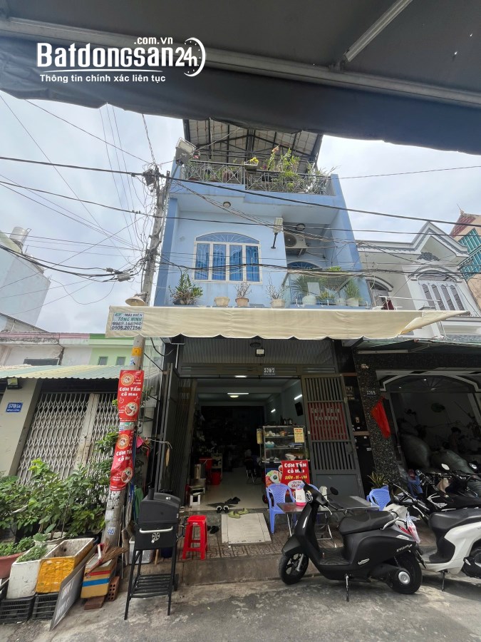 Cần bán nhà MT hẻm 8m Bình Long, Phường Tân Phú (Q Tân Phú cũ) 95,2m giá 11,99 tỷ
