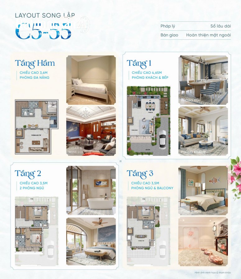 Bán Biệt thự-Villas Blanca City, Đường 3/2, Phường Vũng Tàu (Tp Vũng Tầu cũ)