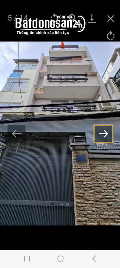 HXH Điện Biên Phủ, Phường Bình Thạnh (Q Bình Thạnh cũ) 48m2, 5 lầu, giá 8.2 tỷ
