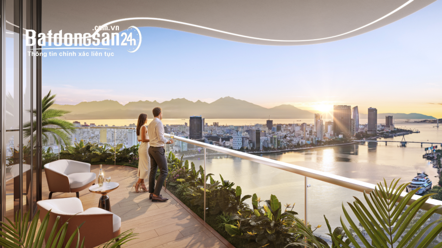 Mở bán căn Penhouse The Legend: DT 408m²+View Paronama cầu Rồng, sông Hàn+ CK đến 16%