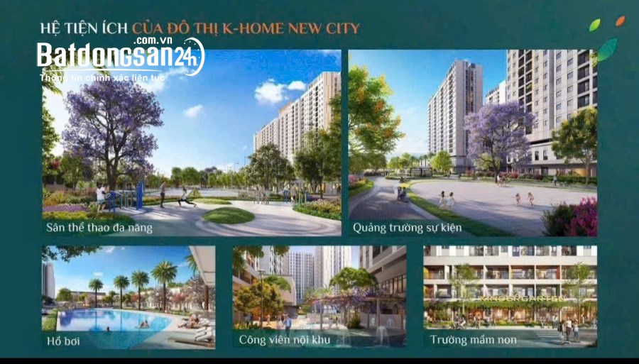 Bán căn hộ K-Home New City, Đường D5, Phường Bình Dương (Thủ Dầu Một cũ)