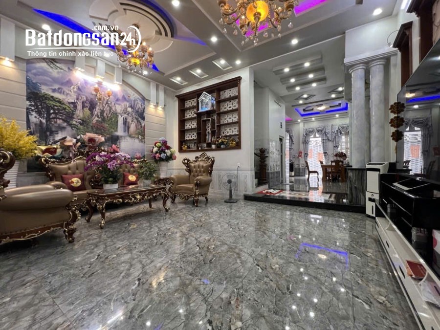 Bán nhà mặt tiền Đường Trương Thị Hoa, Tân Thới Hiệp 3 tầng 165m2 6.6x25m,Giá 18,5 tỷ