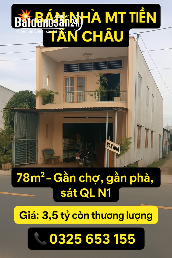 Bán nhà mặt tiền Đường Trần Hưng Đạo, Phường Tân Châu (TX Tân Châu cũ), Tỉnh An Giang