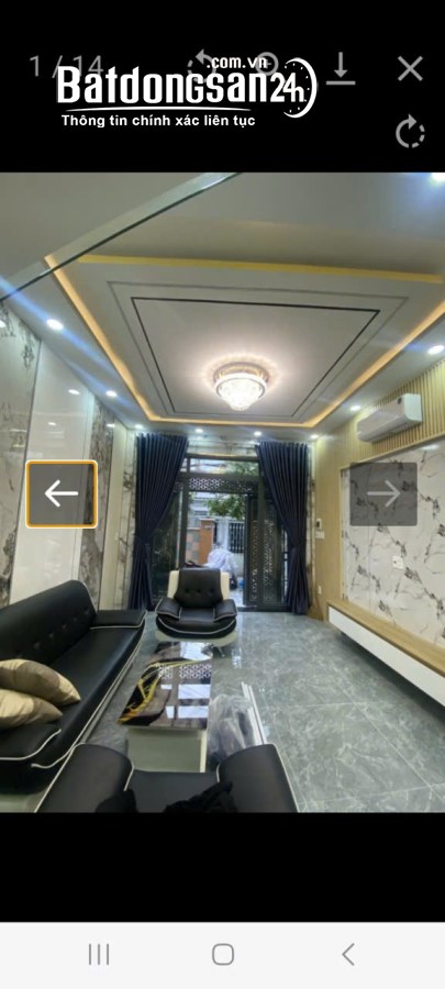 Nhà hẻm ba gác , 49m2 , 4 lầu , Bình Thạnh , giá 8.6 tỷ .