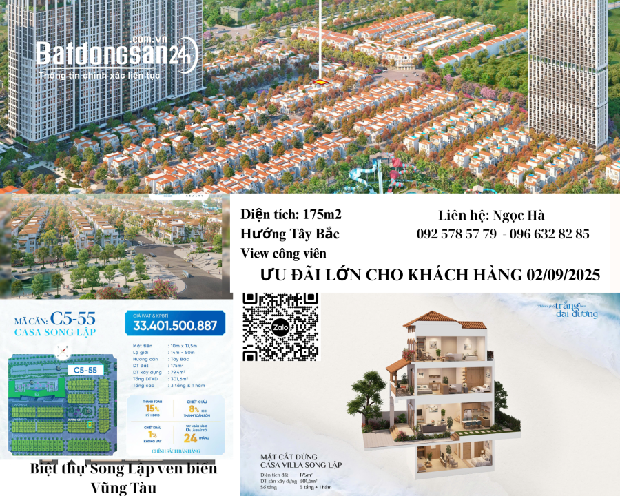 Bán Biệt thự ven biển Vũng Tàu sở hữu lâu dài giá ƯU ĐÃI
