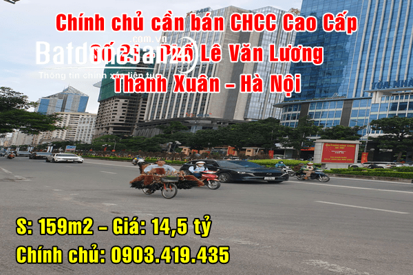 Chính chủ cần bán căn hộ chung cư cao cấp số 21 phố Lê Văn Lương