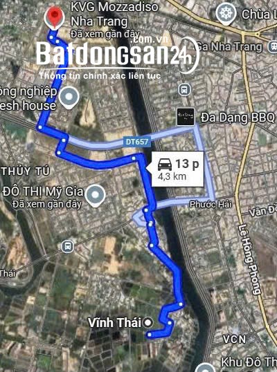 Bán Liền kề-Shophouse Mozzadiso Mỹ Gia, Đường Võ Nguyên Giáp, Phường Bắc Nha Trang