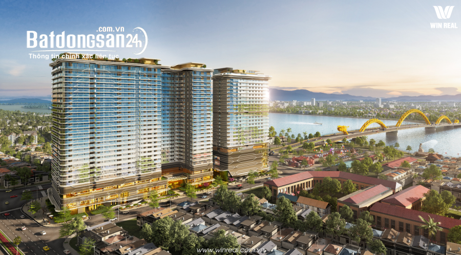 The Legend: Sở hữu khi TT 2 tỷ - Căn 1PN 60,3m² - Sát Cầu Rồng, Tầm view Panorama 360