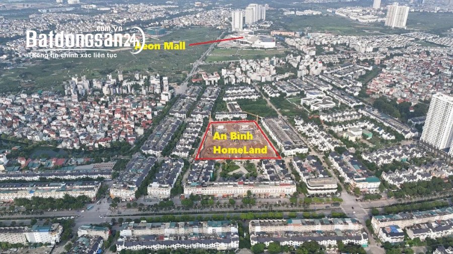Chung Cư Cao Cấp An Bình Homeland Geleximco Cạnh Aeon Hà Đông Giá Chỉ 7xtr/m2