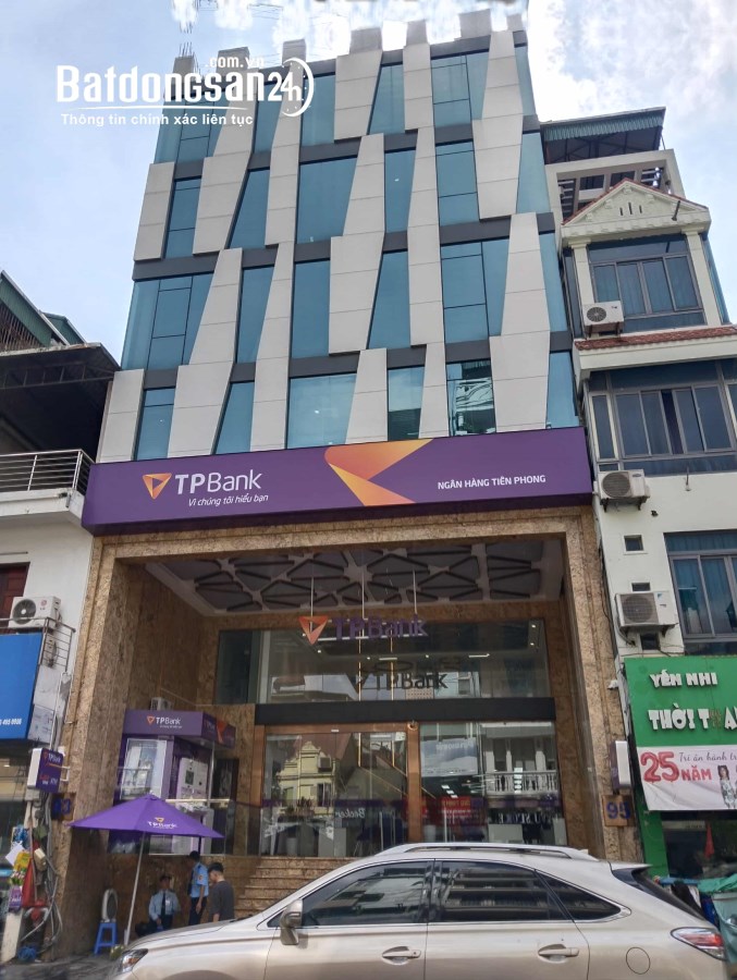 BÁN TÒA 9 TẦNG THANG MÁY, PHỐ GIANG VĂN MINH, ĐỘI CẤN, BA ĐÌNH –MẶT TIỀN 7,7M, GIÁ 62