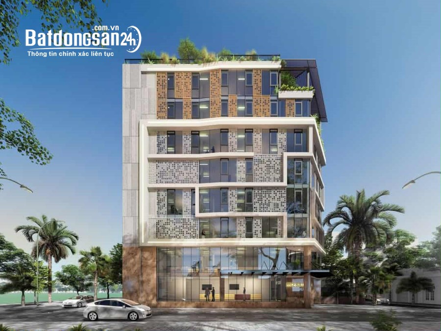 BÁN TÒA 9 TẦNG THANG MÁY, PHỐ GIANG VĂN MINH, ĐỘI CẤN, BA ĐÌNH –MẶT TIỀN 7,7M, GIÁ 62