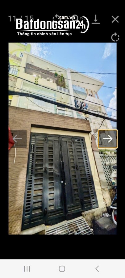Nhà hẻm xe hơi , 62m2 , 5 lầu , Bình Thạnh , giá 12.9 tỷ .