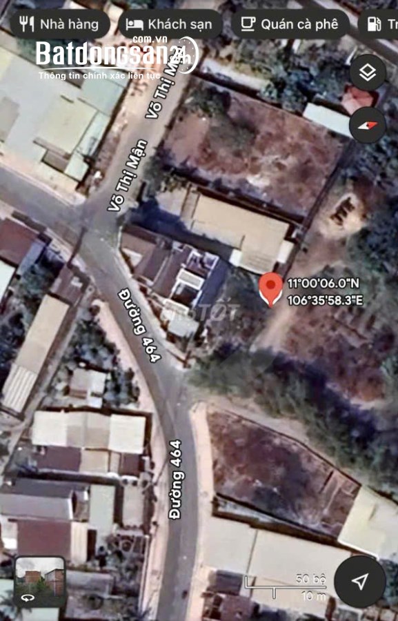 Bán đất Đường 464, Xã Bình Mỹ (H Củ Chi cũ), TP Hồ Chí Minh, Full Thổ Cư 91m2 
