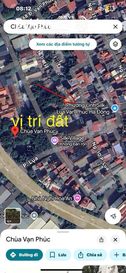 Bán đất Phố Lụa, Phường Hà Đông (Q Hà Đông cũ), Hà Nội