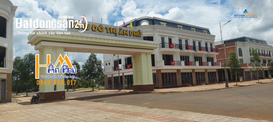 Bán Shophouse Khu đô thị Ân Phú, Đường Hà Huy Tập, Phường Tân An, tỉnh Dak Lak