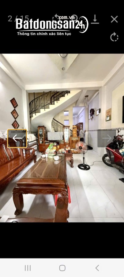 Nhà hẻm ba gác , 48m2 , 3 lầu , Bình Thạnh , giá 8.5 tỷ .