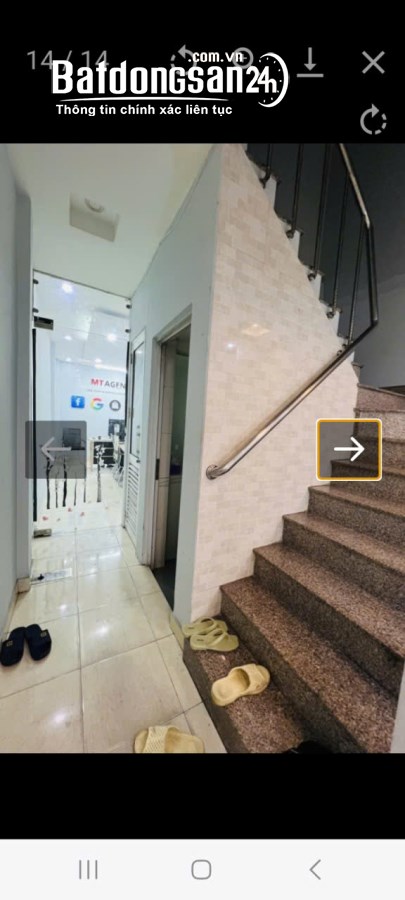 Nhà mặt tiền , 55m2 , 3 lầu , Bình Thạnh , giá 9.4 tỷ .
