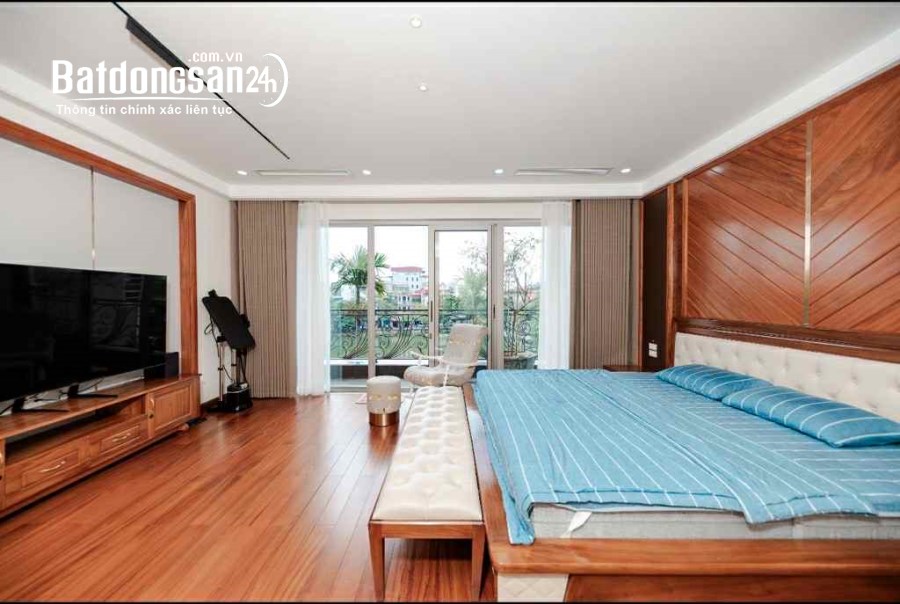 Siêu phẩm mặt hồ Bồ Đề, 100m x 7 tầng, mặt tiền 5.8m, thang máy,
