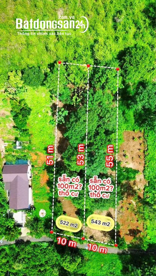 Bán đất Xã Lộc Thành