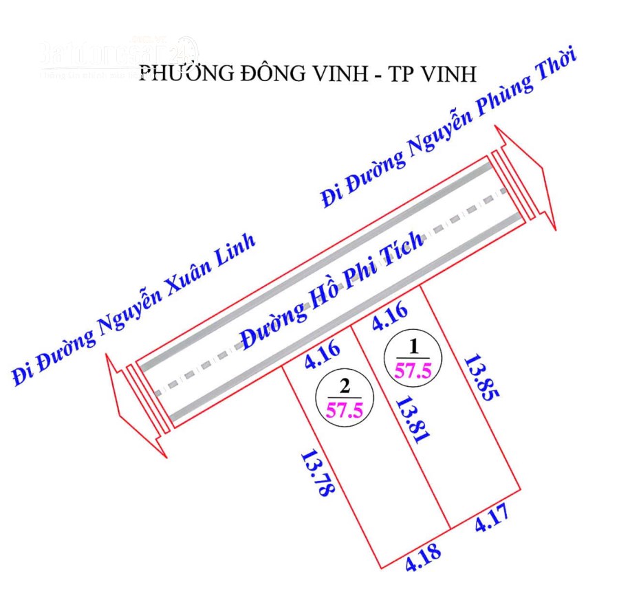 Bán đất Đường Nguyễn Thị Định, Phường Trường Vinh (TP Vinh cũ), Nghệ An