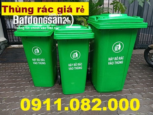  Nơi cung cấp thùng rác giá gốc tận xưởng tại Đồng Tháp- thùng rác 120l 240l 660l giá