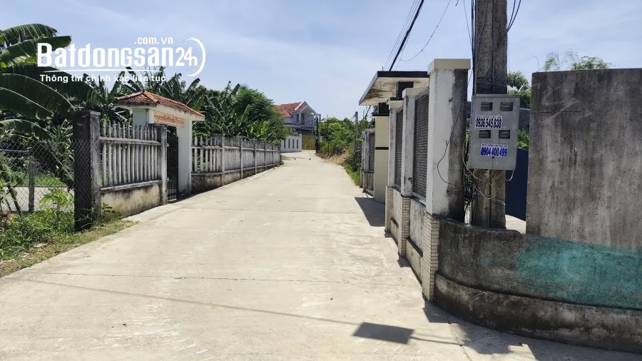 Bán đất 225m2 chỉ 7xxtr sau chợ Đại Hiệp, giáp Hoà Vang, cách TTTP Đà Nẵng chỉ 20km