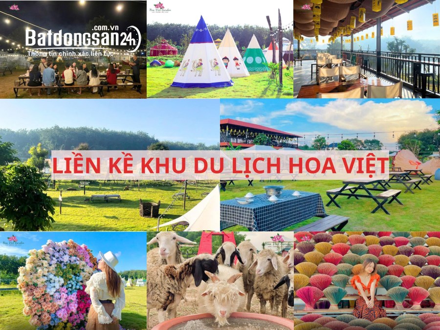 Đất liền kề KDL Hoa Việt, cạnh KCN Minh Hưng