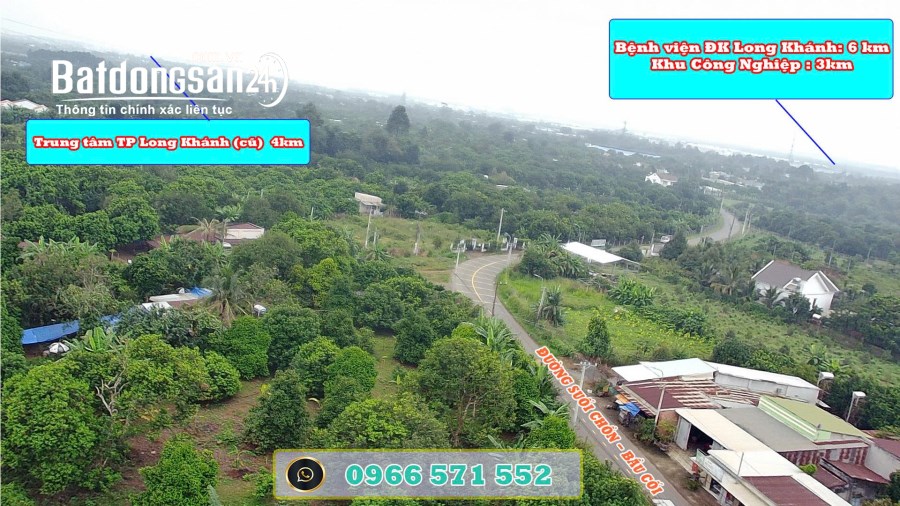 Bán Đất Thổ Cư MT Nhựa “Suối Chồn-Bầu Cối”. P Bảo Vinh. Đồng Nai. Giá chỉ 1,450 tỷ