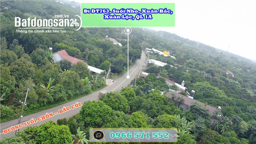 Bán Đất Thổ Cư MT Nhựa “Suối Chồn-Bầu Cối”. P Bảo Vinh. Đồng Nai. Giá chỉ 1,450 tỷ