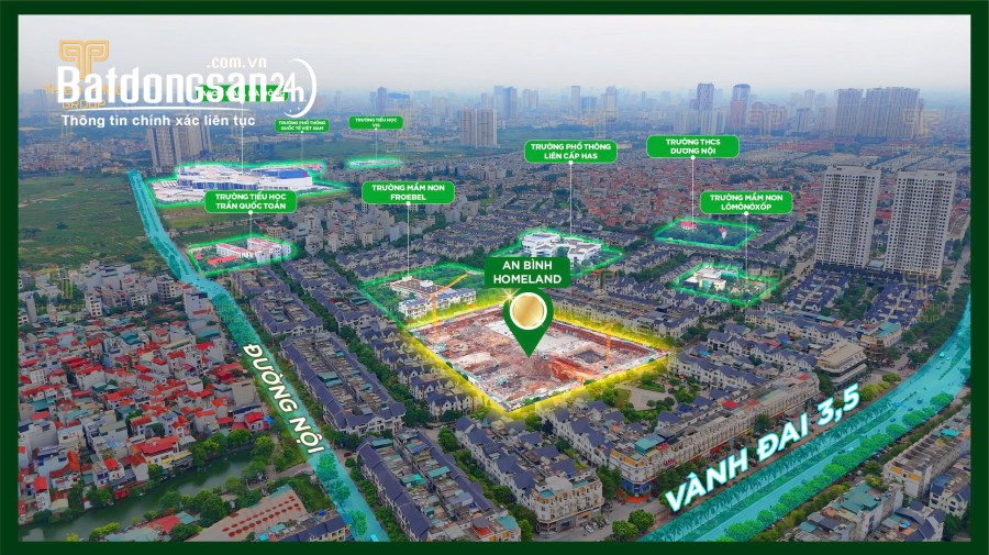 Chung Cư Cao Cấp An Bình Homeland Geleximco Gần Aeon Hà Đông Giá Chỉ Từ 7xTr/M2