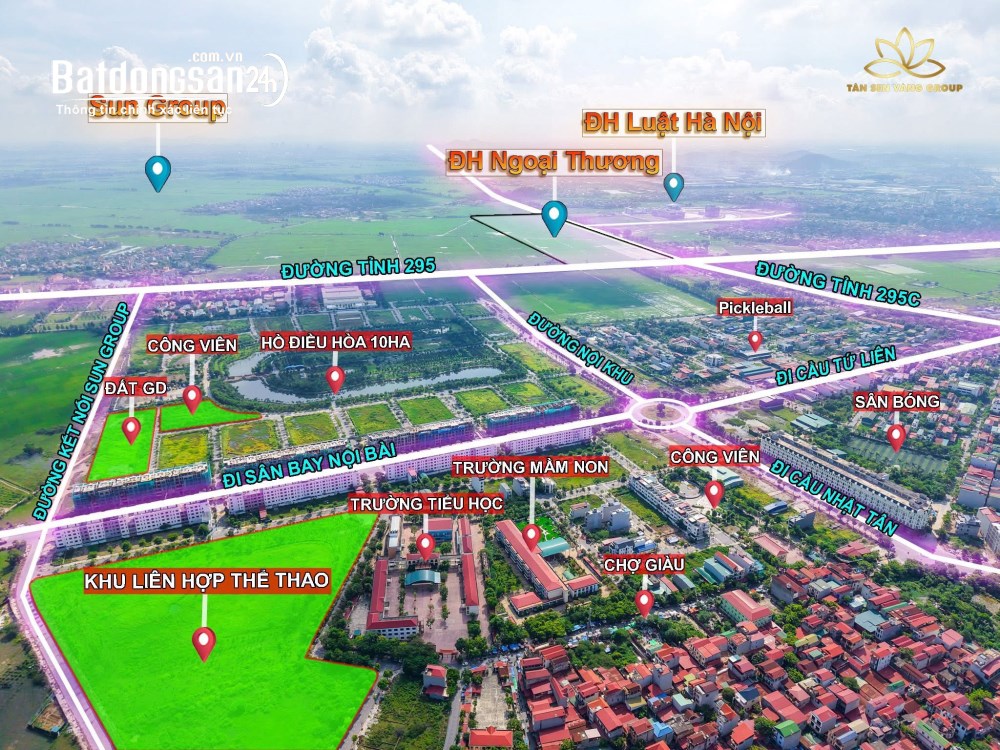 Bán đất Nam Hồng Garden, Đường Tỉnh lộ 295, Phường Đồng Nguyên (TP Từ Sơn cũ)