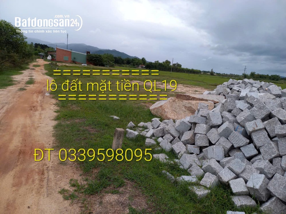 Bán đất mặt tiền QL19B đối diện CN Cát Nhơn, Phù Cát, Bình Định, xã XUÂN AN , GIA LAI