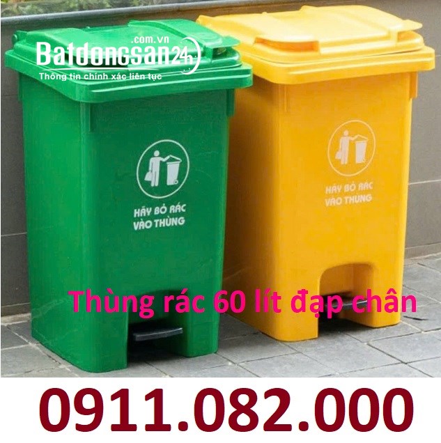  Phân phối thùng rác 30L 60L đạp chân giá rẻ sỉ và lẻ tại cần thơ- Lh 0911.082.000