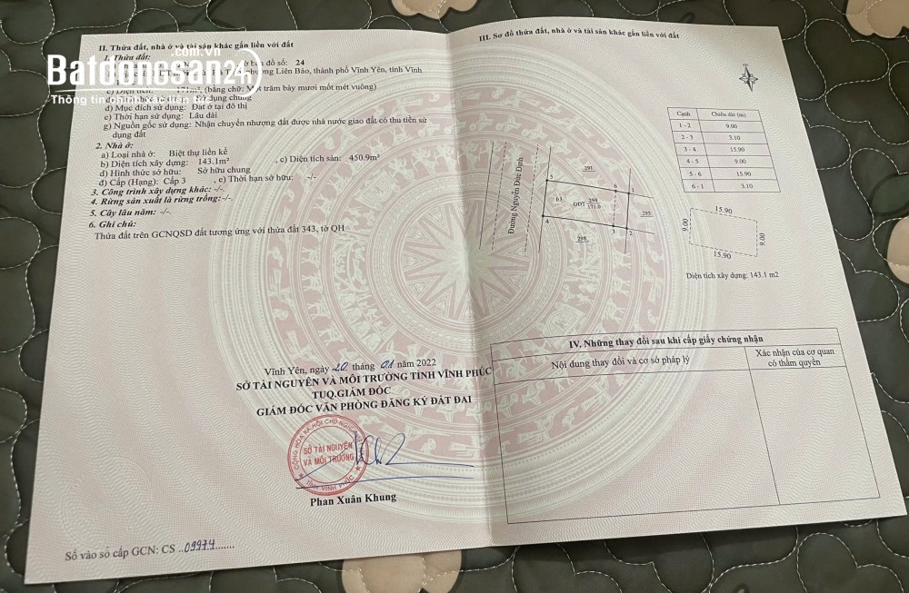 Bán nhà KĐT Hà Tiên, Phường Vĩnh Phúc (Tp Vĩnh Yên cũ), Phú Thọ