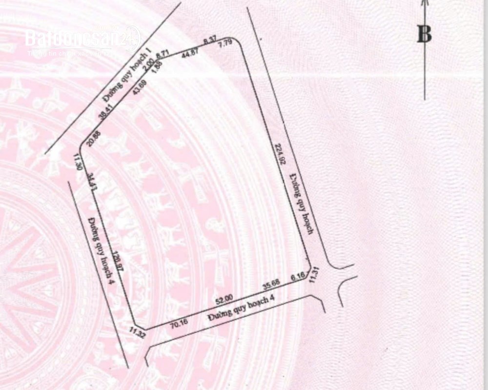 Bán 41.000m2, 4 mặt tiền đẹp nhất KCN Phú Thành II, Lạc Thuỷ, Hoà Bình giá 2tr/m2