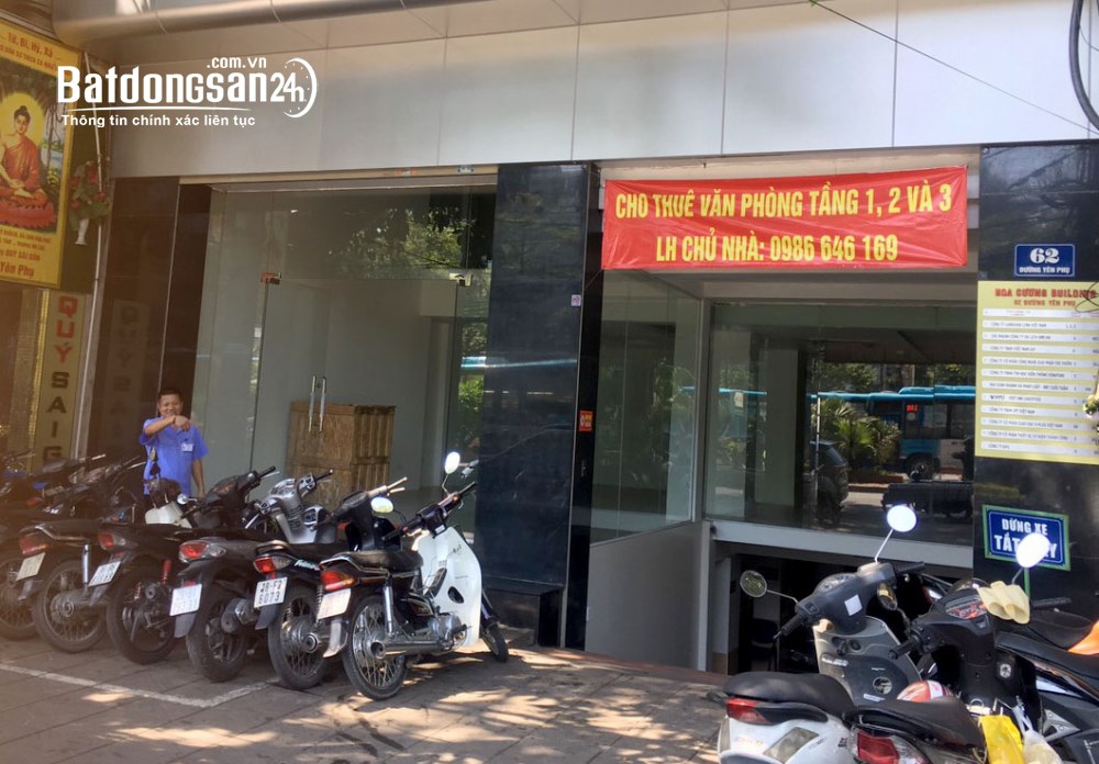 Cho thuê văn phòng tại 62 Đường Yên Phụ, Ba Đình, Hà Nội, 10 triệu VND, 45 m2