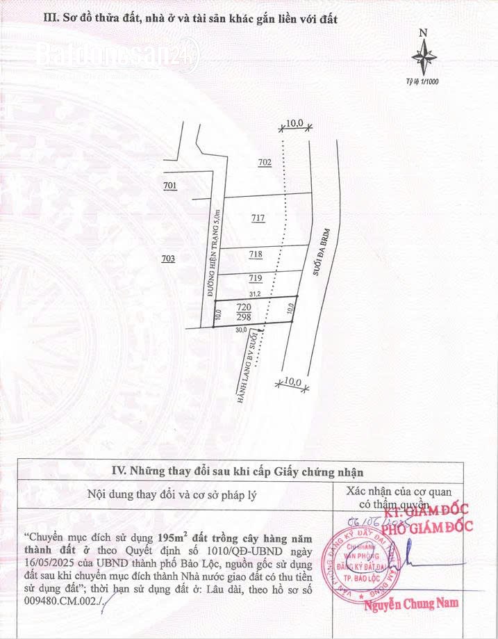 Bán đất Cao Bá Quát, Lộc Phát, Bảo Lộc, Lâm Đồng, 12 triệu / m2 