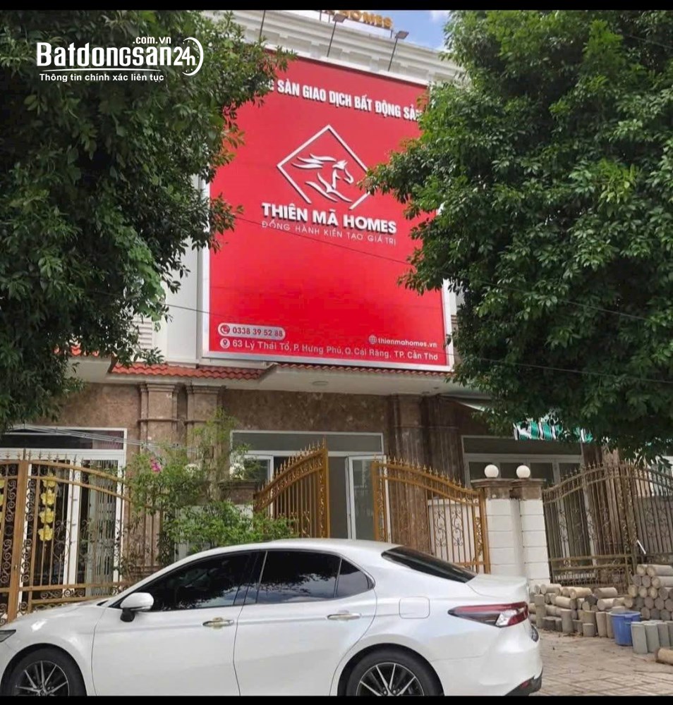 Cho thuê nhà mặt tiền lý thái tổ hưng phú 1 gần siêu thị go giá 15 triệu