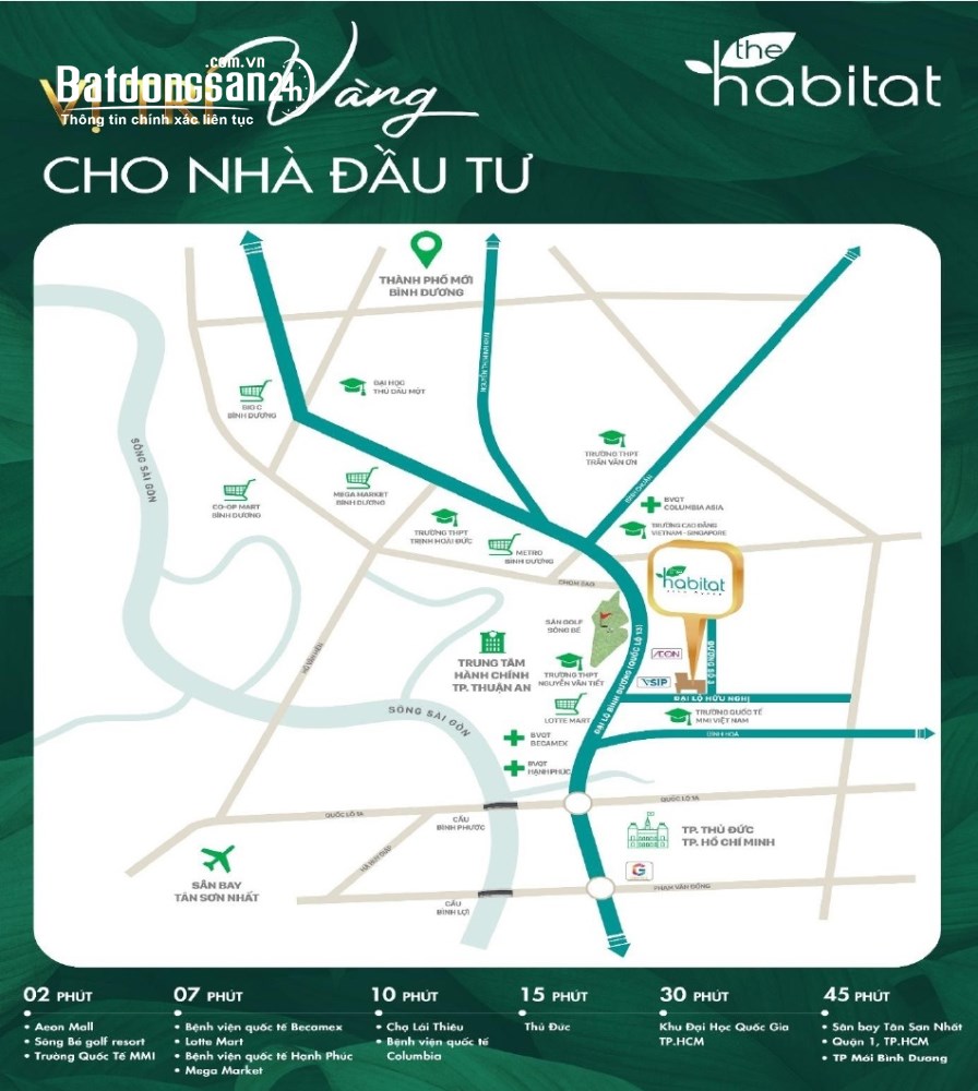 Bán căn hộ The Habitat Bình Dương, Phường Thuận Giao (TP Thuận An cũ), Hồ Chí Minh