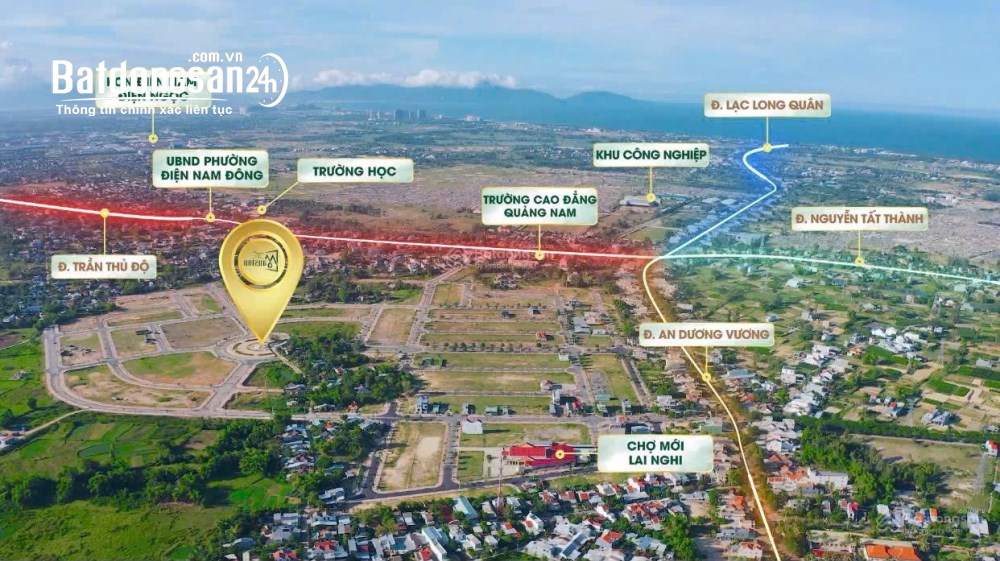 Bán đất nền phân lô Hội An Green Village, Đường An Dương Vương, Phường Điện Bàn 