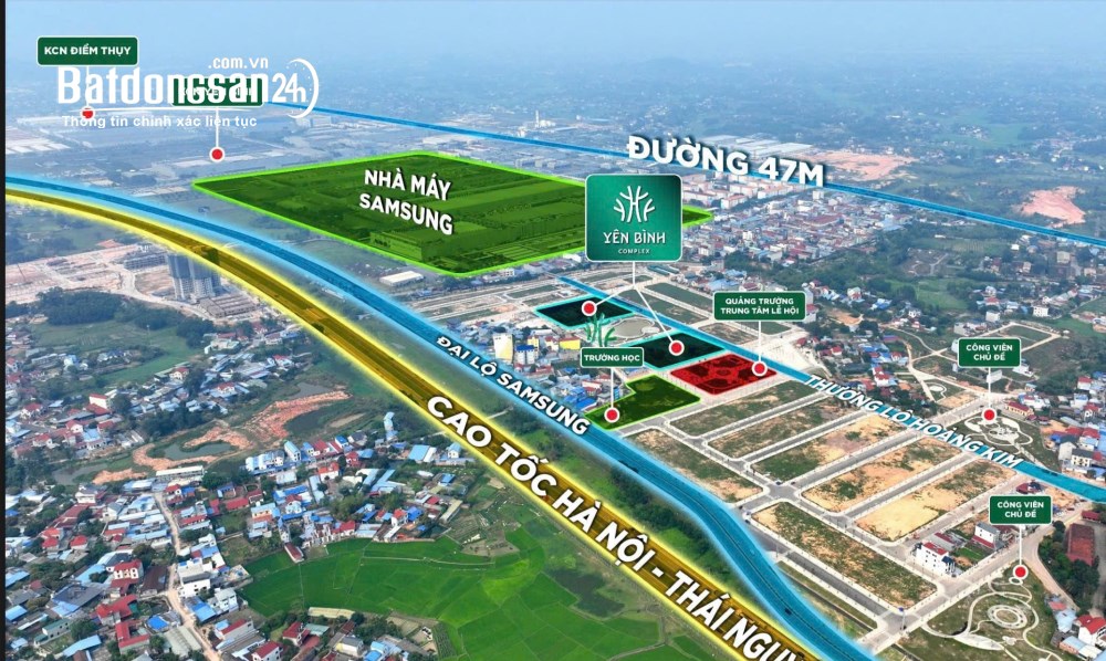 Bán căn hộ Yên Bình Complex, Đường Lý Nam Đế, Phường Phổ Yên (TX Phổ Yên cũ)