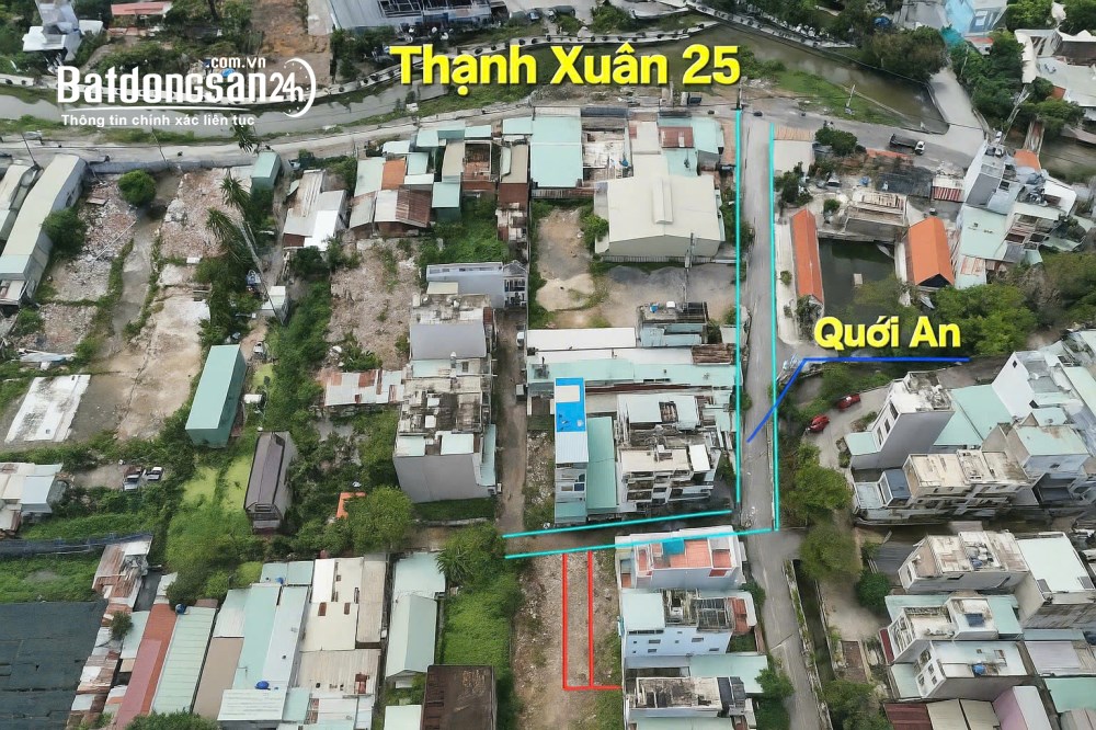 Bán đất nền phân lô Đường Thạnh Xuân 25, Phường Thới An (Quận 12 cũ), TP Hồ Chí Minh