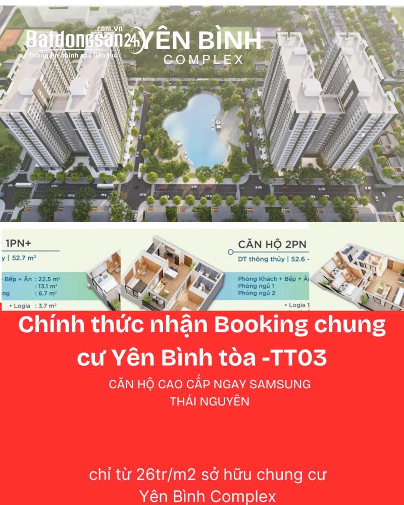 Bán căn hộ Đường Lý Nam Đế, Phường Phổ Yên (TX Phổ Yên cũ), Thái Nguyên